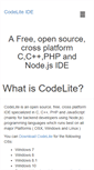 Mobile Screenshot of codelite.org