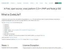 Tablet Screenshot of codelite.org